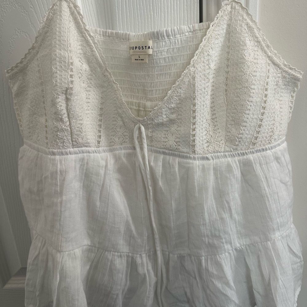 Aeropostale White Lace Camisole